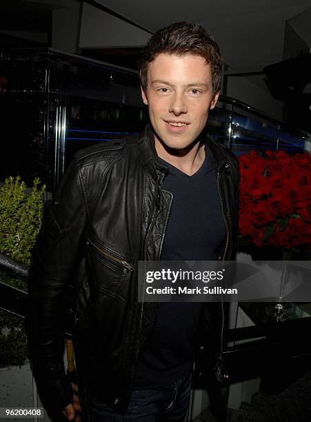 Actor Cory Monteith attends the RIMOWA Rodeo Drive Boutique launch party on January 26, 2010 in Beverly Hills, California.