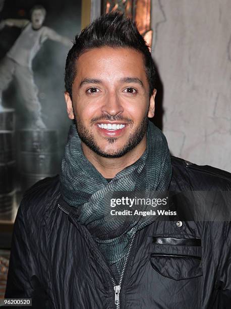 Personality Jai Rodriguez attends the opening night of 'STOMP' at the Pantages Theatre on January 26, 2010 in Hollywood, California.