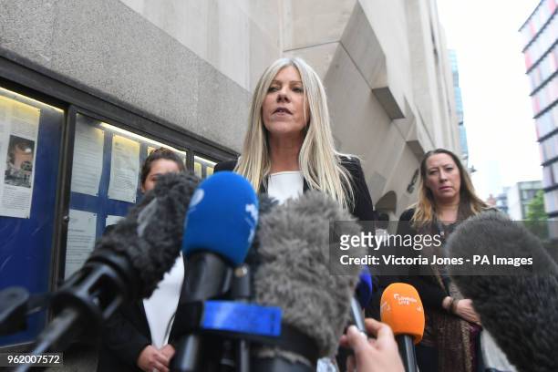 Detective Inspector Domenica Catino makes a statement outside the Old Bailey, London, on behalf of the victim's family after Sabrina Kouider and...