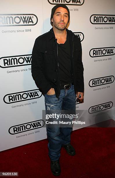 Actor Jeremy Piven arrives at RIMOWA Rodeo Drive Boutique Launch Party on January 26, 2010 in Beverly Hills, California.