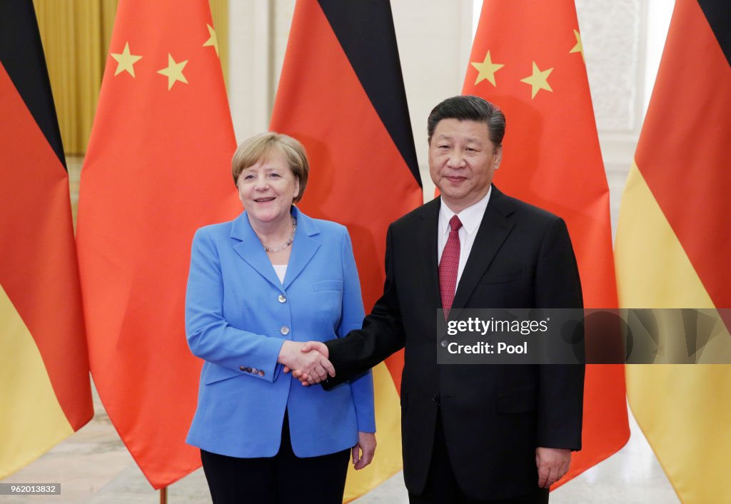 German Chancellor Angela Merkel Visits China