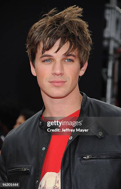 Actor Matt Lanter arrives at the Los Angeles Premiere of "This Is It" held at Nokia Theatre L.A. Live on October 27, 2009 in Los Angeles, California.