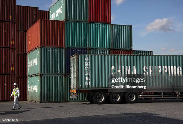Japanese Container Line 229 China Shipping Container Lines Co Stock Photos, High-Res Pictures ...