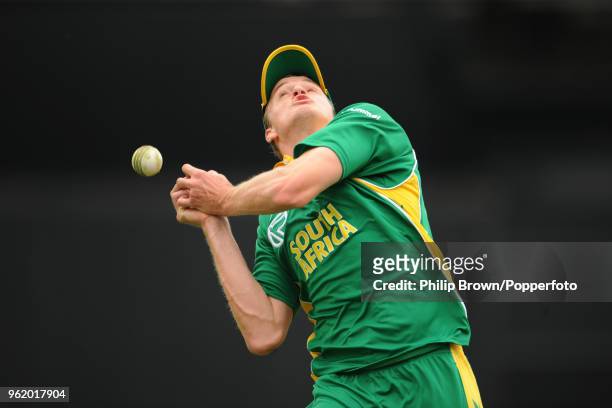 Morne Morkel of South Africa drops a catch from Luke Wright of England during the 3rd NatWest Series One Day International between England and South...