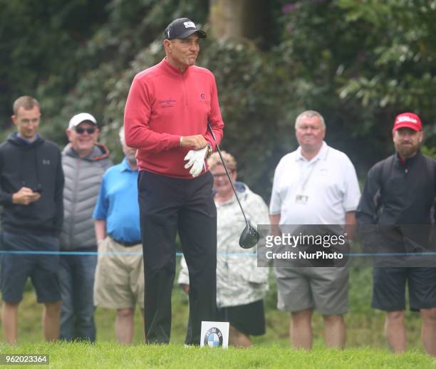 Vinnie jONES during The BMW PGA Championship Celebrity Pro-Am at Wentworth Club Virgnia Water, Surrey, United Kingdom on 23rd May 2018