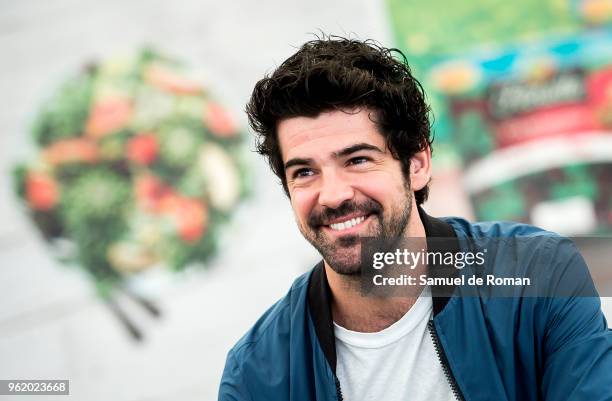 Miguel Angel Munoz Attends 'El Huerto de Florette' in Madrid on May 24, 2018 in Madrid, Spain.