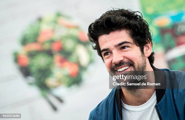 Miguel Angel Munoz Attends 'El Huerto de Florette' in Madrid on May 24, 2018 in Madrid, Spain.