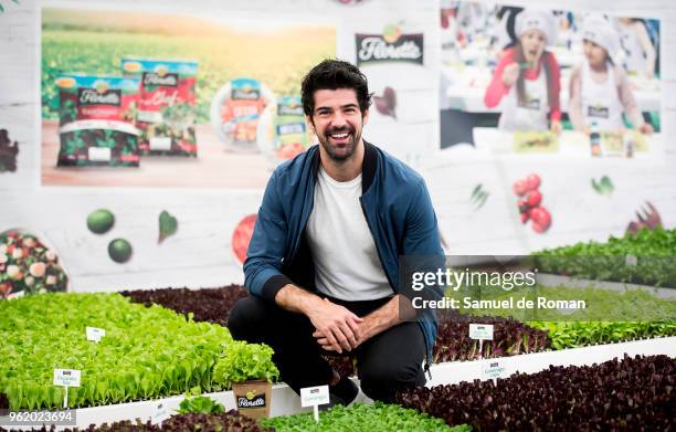 Miguel Angel Munoz Attends 'El Huerto de Florette' in Madrid on May 24, 2018 in Madrid, Spain.