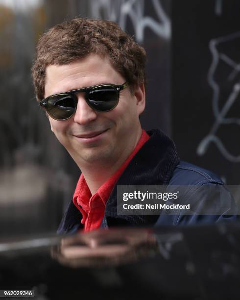 Michael Cera seen at Magic Radio whilst promoting Arrested Development on May 24, 2018 in London, England.