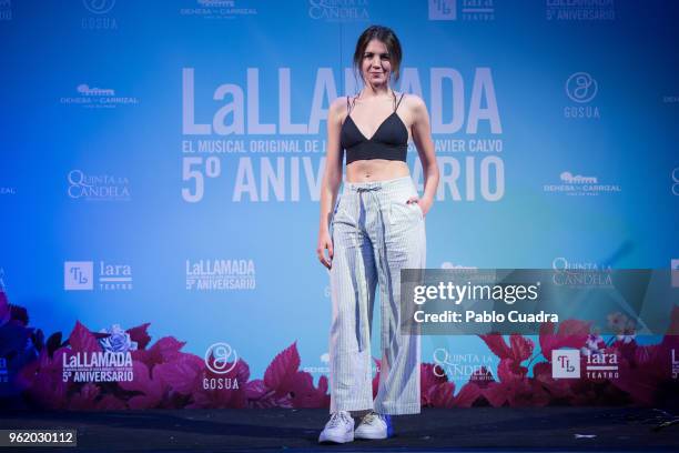Actress Andrea Guasch attends the 'La Llamada' photocall at Lara Theater on May 24, 2018 in Madrid, Spain.
