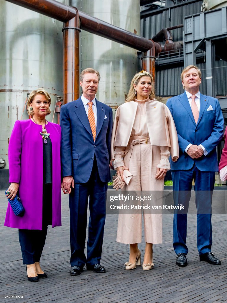 Dutch King and Queen state visit to Luxemburg day two