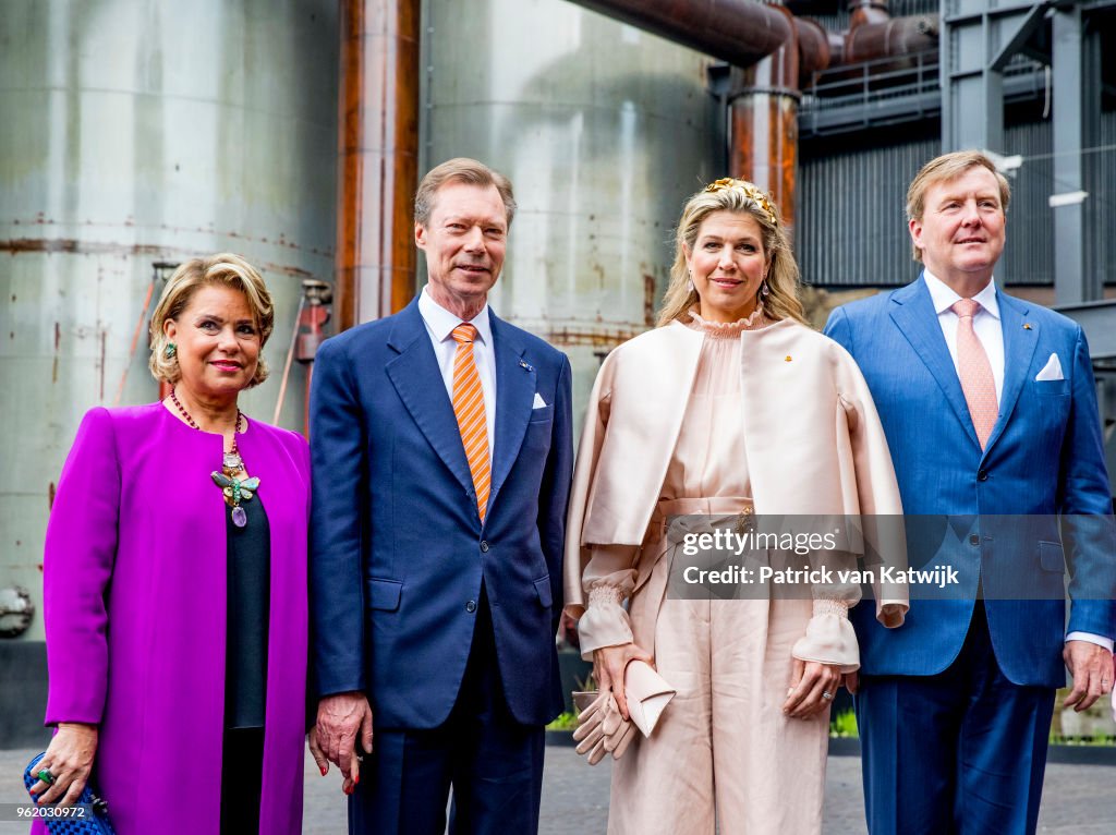 Dutch King and Queen state visit to Luxemburg day two