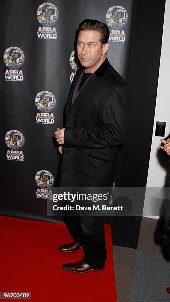 Stephen Baldwin and other celebrities attended the ABBA World exhibition which opened on January 26, 2010 at Earls Court, London, UK