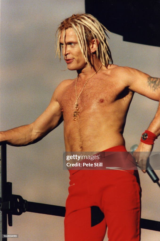 Billy Idol Performs At The National Bowl Milton Keynes