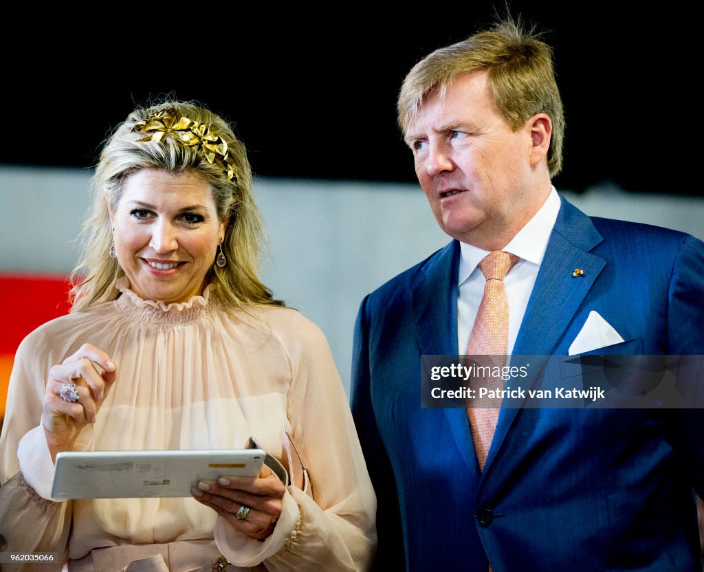 Dutch King and Queen state visit to Luxemburg day two