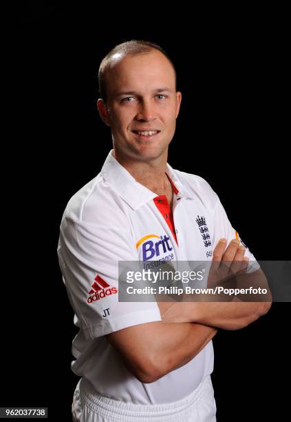 Jonathan Trott of England cricket team during a photocall at Lord's Cricket Ground, London, 25th May 2010.