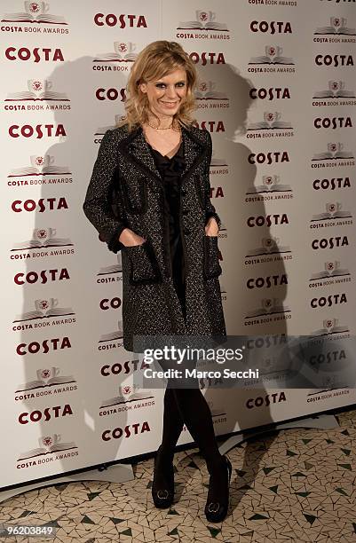 Actress Emilia Fox arrives at the Costa Book Awards, at The Quaglino Restaurant on January 26, 2010 in London, England.