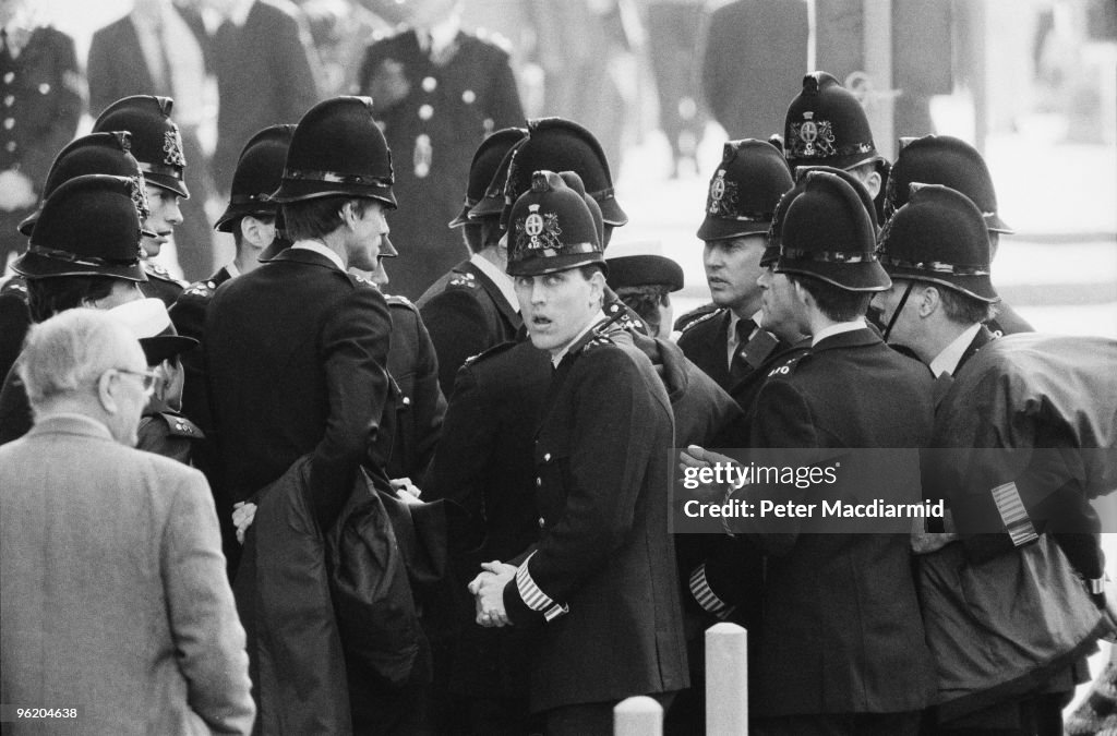 Police Outside Old Bailey