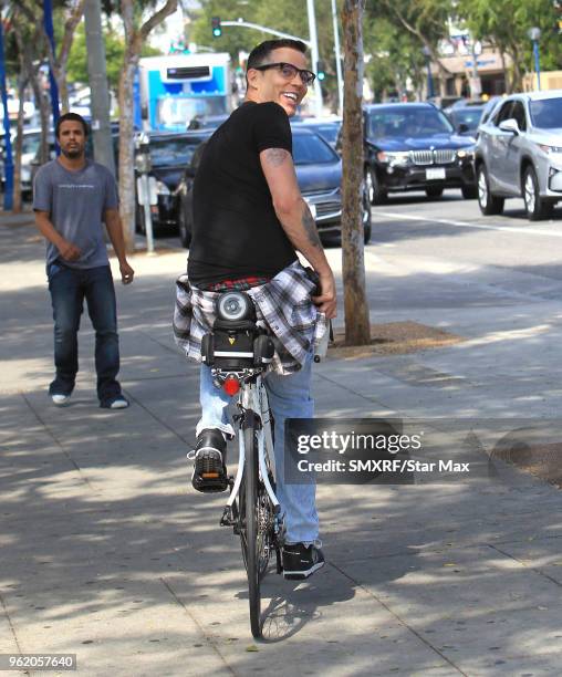 Steve-O is seen on May 23, 2018 in Los Angeles, CA.