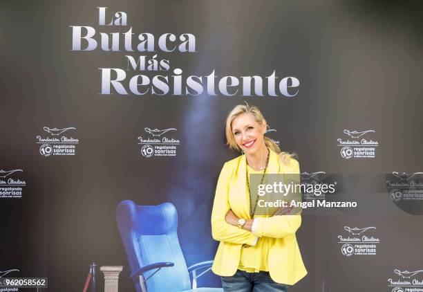 Marta Robles attends 'La Butaca Mas Resistente' charity auction on May 24, 2018 in Madrid, Spain.