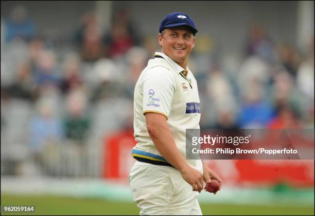Darren Gough of Yorkshire in the field during the LV County Championship match between Yorkshire and Somerset at North Marine Road, Scarborough, 17th...