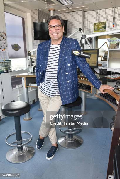 Mousse T. Visits the Spree Radio on May 24, 2018 in Berlin, Germany.