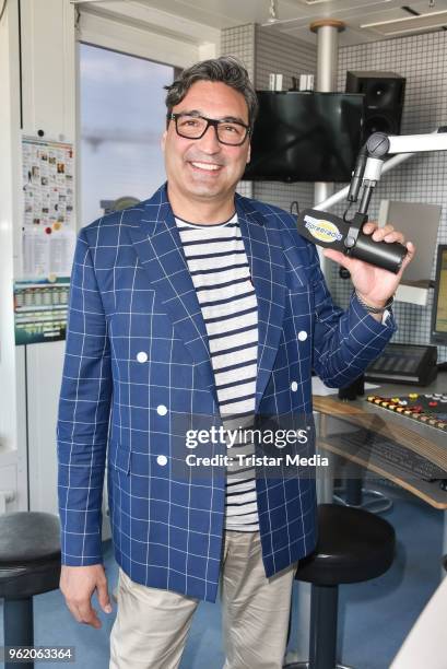 Mousse T. Visits the Spree Radio on May 24, 2018 in Berlin, Germany.