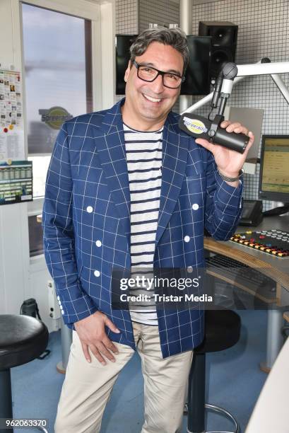 Mousse T. Visits the Spree Radio on May 24, 2018 in Berlin, Germany.