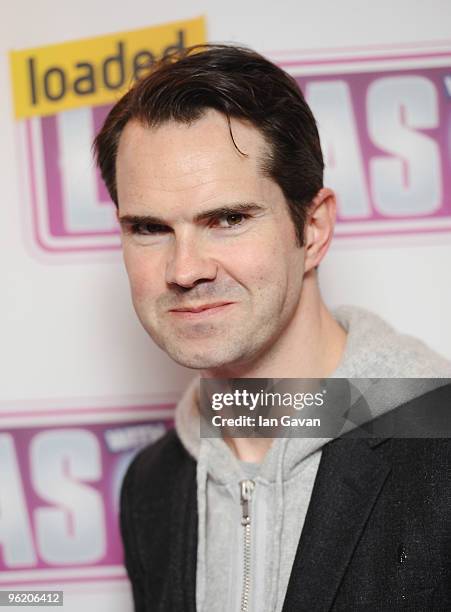 Jimmy Carr attends the Loaded LAFTA's at the Cuckoo Club on January 27, 2010 in London, England.