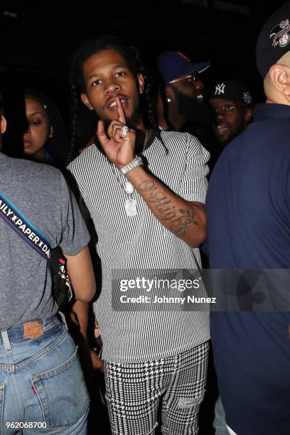 Fetty Luciano attends the Pusha T "Daytona" Album Listening Party at Public Arts at Public on May 23, 2018 in New York City.