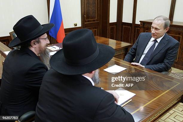 Putin With Rabbis Berel Photos and Premium High Res Pictures - Getty Images