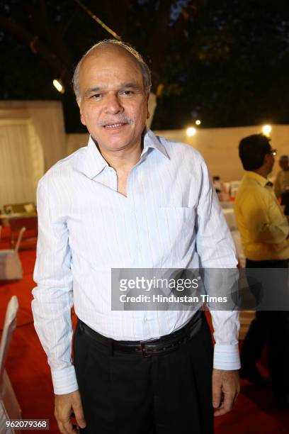 Director General, Registrar of Newspapers for India, SM Khan during Iftar party hosted by Mohsin Wali, physician to former President of India, on May...