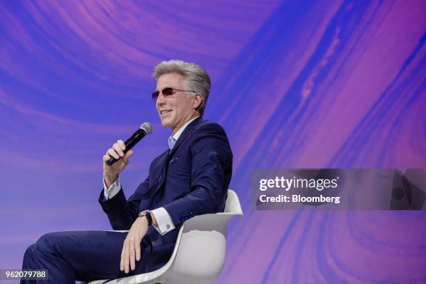 Bill McDermott, chief executive officer of SAP SE, reacts during the Viva Technology conference in Paris, France, on Thursday, May 24, 2018. Viva...