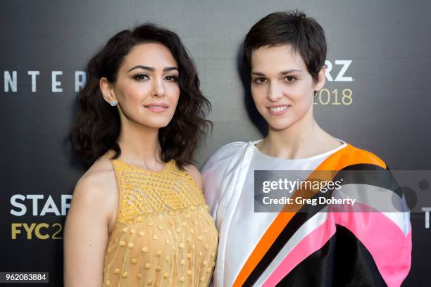 Actresses Nazanin Boniadi and Sara Serraiocco attend the For Your Consideration Event For Starz's "Counterpart" And "Howards End" at LACMA on May 23,...