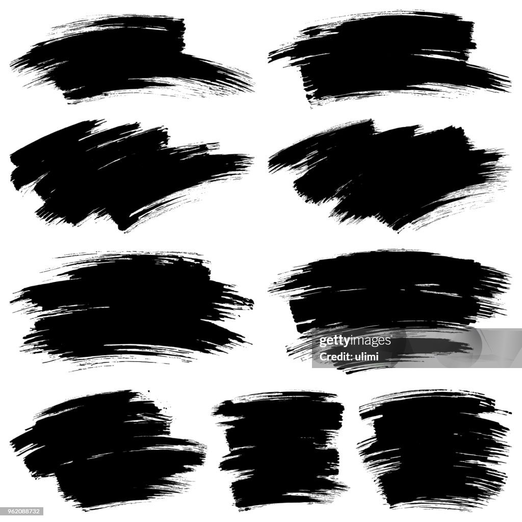 Paint grunge backgrounds, brushstrokes