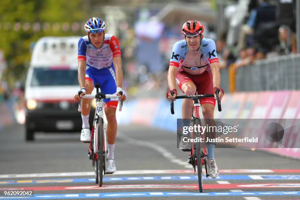 Arrival / Jose Goncalves of Portugal and Team Katusha-Alpecin / Georg Preidler of Austria and Team Groupama-FDJ / during the 101st Tour of Italy...