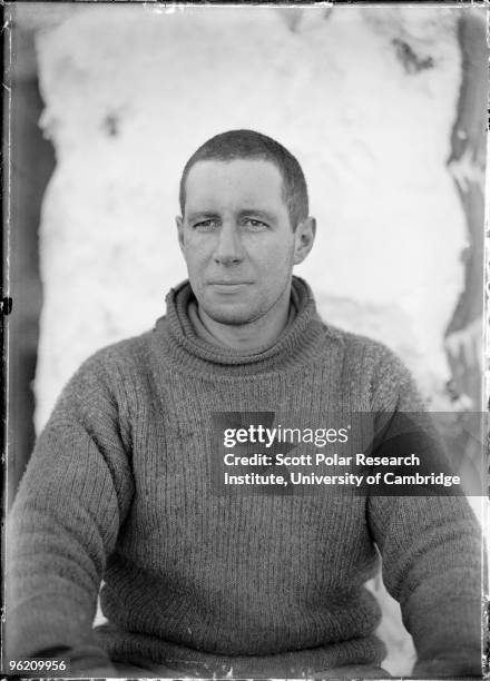 Captain Lawrence Oates in the Ross Dependency of Antarctica, during Captain Robert Falcon Scott's Terra Nova Expedition to the Antarctic, 1911.