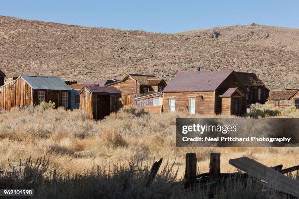 bodie ghost town california - neal pritchard stockfoto's en -beelden