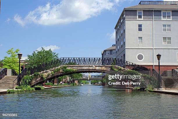 indianapolis canal - indianapolis canal stock pictures, royalty-free photos & images