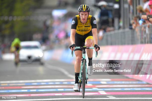 Arrival / Jos van Emden of The Netherlands and Team LottoNL-Jumbo / during the 101st Tour of Italy 2018, Stage 18 a 196km stage from Abbiategrasso to...
