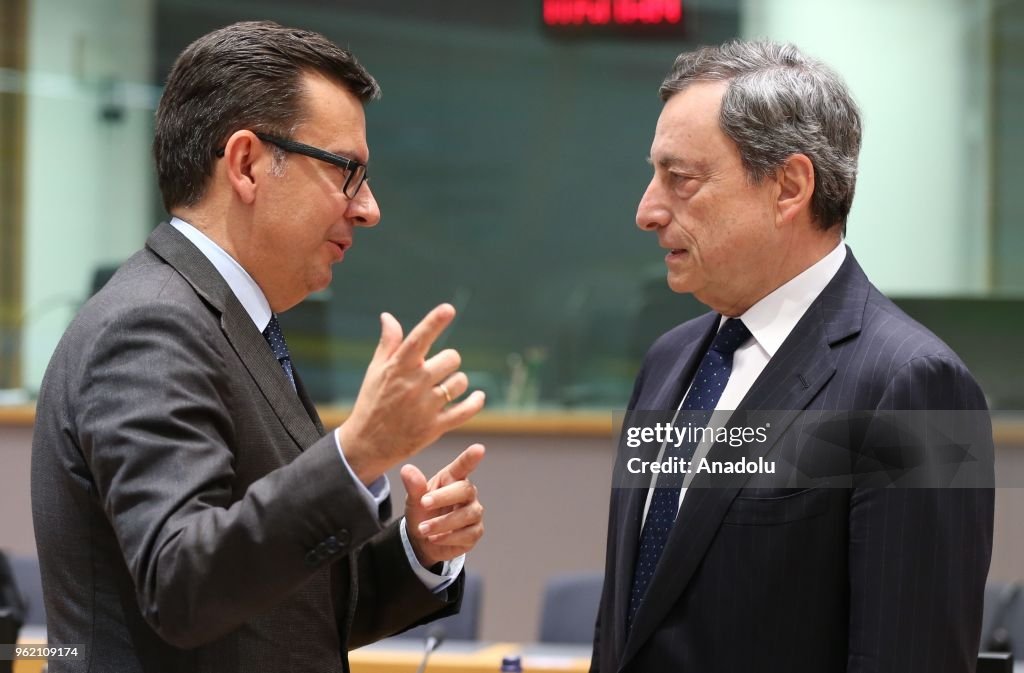 Eurogroup ministers' meeting in Brussels