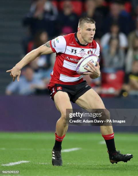 Gloucester Rugby's Jason Woodward during the European Challenge Cup Final at the San Mames Stadium, Bilbao.