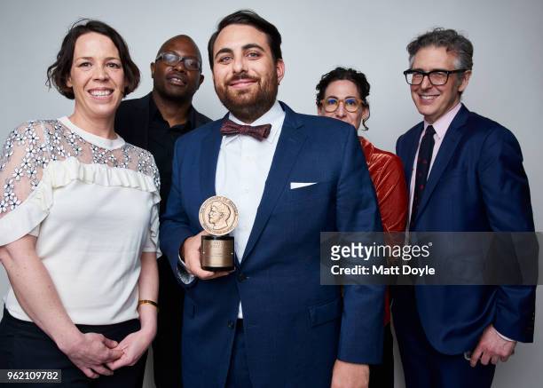 Julie Snyder, Neil Drumming, producer Brian Reed, Sarah Koenig and Ira Glass of 'S-Town' pose for a portrait at The 77th Annual Peabody Awards...