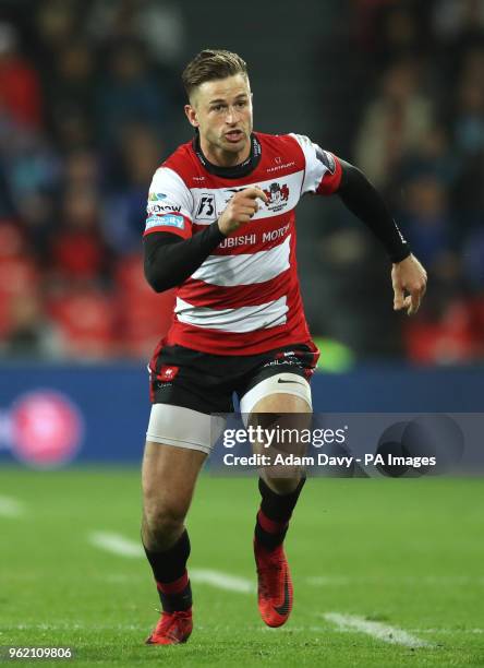 Gloucester Rugby's Henry Trinder during the European Challenge Cup Final at the San Mames Stadium, Bilbao.