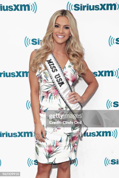 Miss USA 2018 Sarah Rose Summers visits the SiriusXM Studios on May 24, 2018 in New York City.