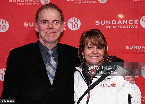 John Hiatt and Doreen Ringer Ross attend the Sundance House on January 24, 2010 in Park City, Utah.