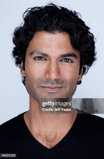 Actor Sendhil Ramamurthy poses for a portrait during the 2010 Sundance Film Festival held at the WireImage Portrait Studio at The Lift on January 27,...