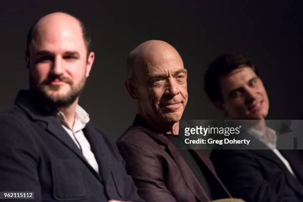 Executive Producer Jordan Horowitz and Actors J.K. Simmons and Harry Lloyd attend the For Your Consideration Event For Starz's "Counterpart" And...
