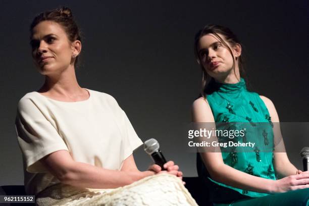 Actresses Hayley Atwell and Philippa Coulthard attend the For Your Consideration Event For Starz's "Counterpart" And "Howards End" at LACMA on May...
