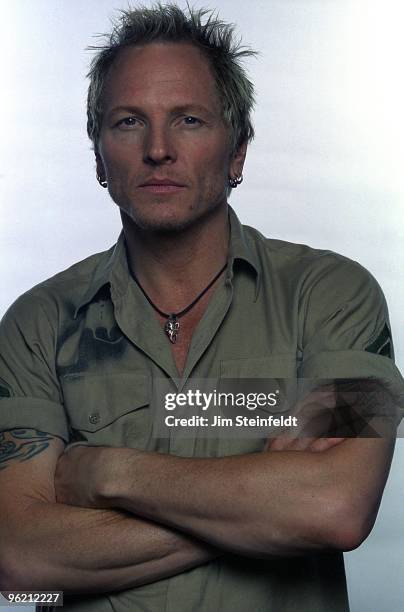 Matt Sorum rock drummer for The Cult, Guns N Roses, and The Velvet Revolver poses for a portrait in Los Angeles, California on MAY 29, 2003.